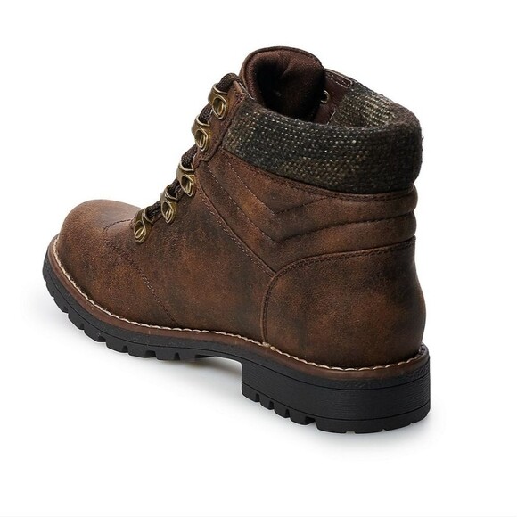 Sonoma Goods For Life Arabelle hiking boots size 9 brown - Picture 4 of 10